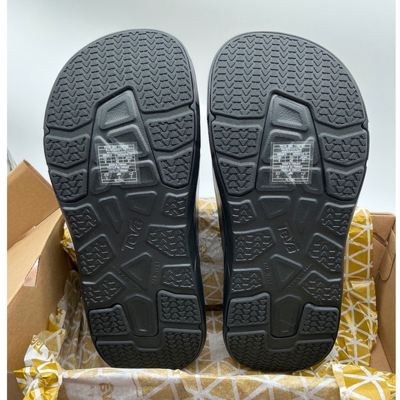 Teva Mens Apretrail Slide Black Ultra Comf Recovery Sandals 1166790 Size 9 main image 3